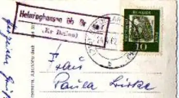 34431 Helminghausen, Landpoststempel, Posthilfsstempel o 24.4.1962
