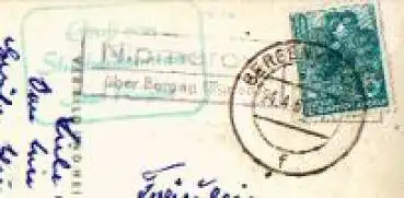 18528 Nipmerow Landpoststempel o 24.4.1960 auf AK Insel Rügen Königstuhl