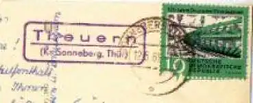 96528 Theuern Landpoststempel o 12.6.1961