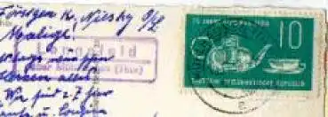 99976 Lengefeld über Mühlhausn (Thür) Landpoststempel o 13.11.1959