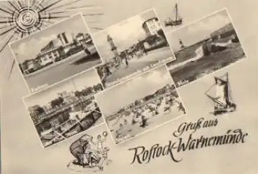 Warnemünde Ansichtskarte o 21.5.1965
