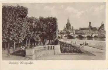 Dresden Königsufer Frauenkirche o 31.7.1939