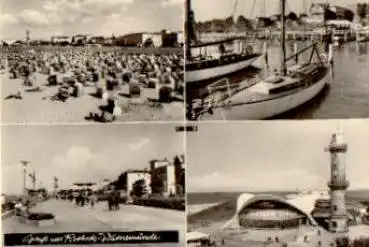 Warnemünde Mehrbildkarte o 29.7.1970