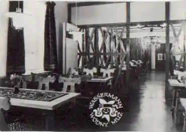 02694 Malschwitz Gaststätte Wassermann Innenraum * ca. 1970