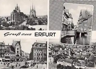 Erfurt Ansichtskarte * ca. 1960