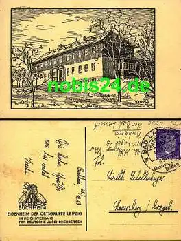 04651 Buchheim Jugendhof Jugendherberge Künstlerkarte W. Vorwerfe o 30.10.1943