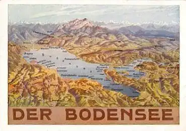 Bodensee, Landkarte, * ca. 1970