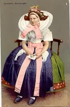 Spreewald Trachten Brautjungfer * ca. 1910