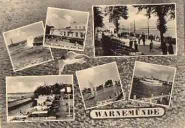 Warnemünde Leuchtturm gebr. 11.9.1963