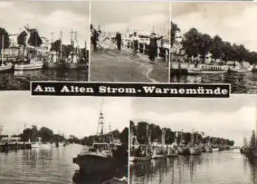 Warnemünde Rostock Am alten Strom *ca. 1970