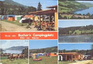 87509 Bühl Buchers Campingplatz gebr. ca. 1970