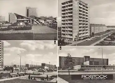 Rostock Mehrbildkarte o 7.3.1972