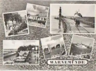 Warnemünde Ansichtskarte o 16.7.1966
