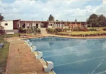 49584 Fürstenau, Freibad, gebr. ca. 1960