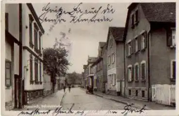 67454 Hassloch Bahnhofstrasse gebr. ca. 1930