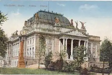 Wiesbaden Theater gebr. 3.8.1924