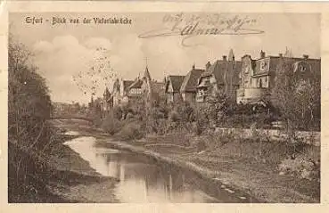 Erfurt von der Viktoriabrücke o 2.9.1918