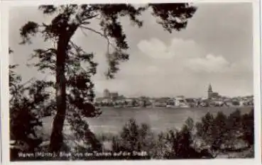 17192 Waren Müritz Blick von den Tannen *ca. 1940