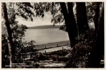 17192 Waren Müritz Durchblick Kietz-Promenade *ca. 1940