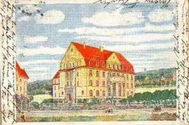 Erfurt Christianenheim Künstlerkarte Hecht o 20.11.1911