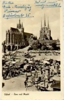 Erfurt Dom mit Markt o 4.5.1943