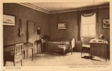 Weimar Schillerhaus Friedrich Schillers Arbeits- und Sterbezimmer * ca. 1920