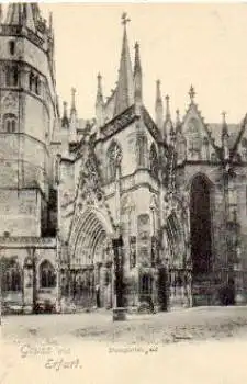 Erfurt Domportal * ca. 1900