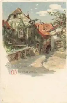 99817 Wartburg Eisenach Künstlerkarte * ca. 1900