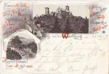 99817 Wartburg Eisenach Litho o 26.8.1897