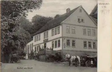 99891 Winterstein Gasthof zum Hirsch gebr. ca. 1905