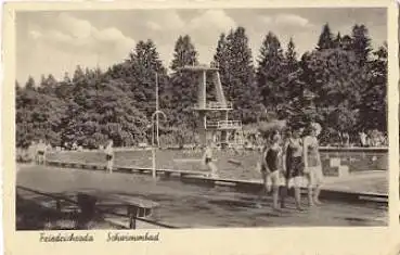 99894 Friedrichroda Schwimmbad o ca. 1949