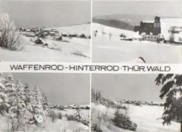 98666 Waffenrod-Hinterrod Winter gebr. ca. 1979