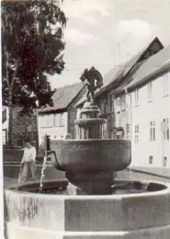 17166 Teterow, Hechtbrunnen, o 28.7.1981