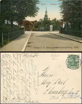 21650 Stade Schiffertor Kunstgewerbe Ausstellung 1911 o  30.8.1911