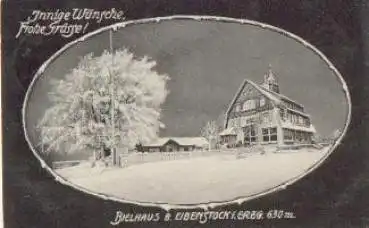 08309 Eibenstock Bielhaus im Winter o 12.2.1916