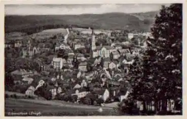 08309 Eibenstock o 14.4.1942 Bahnpost Eibenstock - O8.-Unt. -Bahnhof Zug Nr. 3221