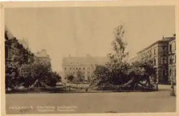 Zwickau, Albertplatz, Landgericht, Hauptpost, Realschule o 27.5.1910