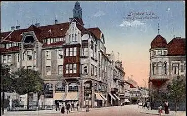 Zwickau Innere Plauensche Strasse gebr. ca. 1922