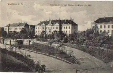 Zwickau Kaserne des 9. Sächsischen Infanterie Rgts. Nr. 133 o 14.6.1915