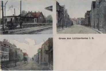 08115 Lichtentanne Bahnhof o ca. 1920