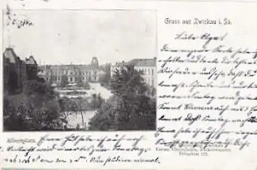 Zwickau Albertplatz o 23.10.1901