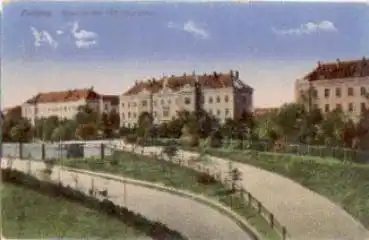 Zwickau Kaserne des 133. Regiments gebr. 4.6.1917