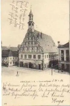 Zwickau Sachsen Gewandhaus o 30.4.1903