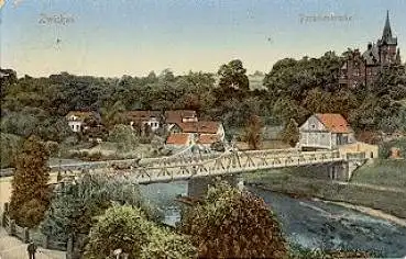 Zwickau Paradiesbrücke o 13.12.1913