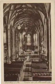 Zwickau Inneres der St. Marienkirche * ca. 1930