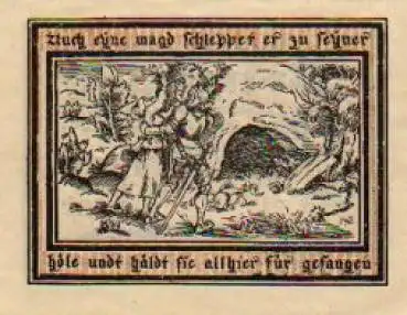 16928 Pritzwalk Städtenotgeld Räuber Heine verschleppt Magd * 1922