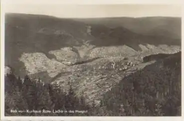 76571 Bremersbach Rote Lache, Murgtal, o 24.08.1936 Posthilfsstellenstempel