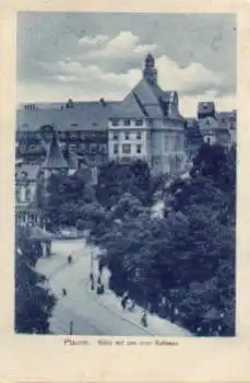 Plauen neues Rathaus o 19.8.1918