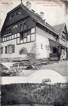 08523 Plauen Vogtland Unterkunftshaus des Vogtländischen Touristen-Vereins * ca. 1910