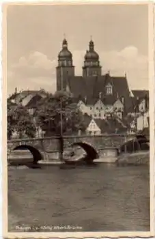 Plauen König-Albert-Brücke * ca. 1940